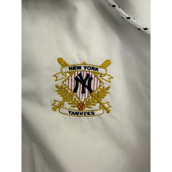Vintage GEAR for Sports New York Yankees Jacket XXL White Navy Made in Korea - Picture 4 of 10